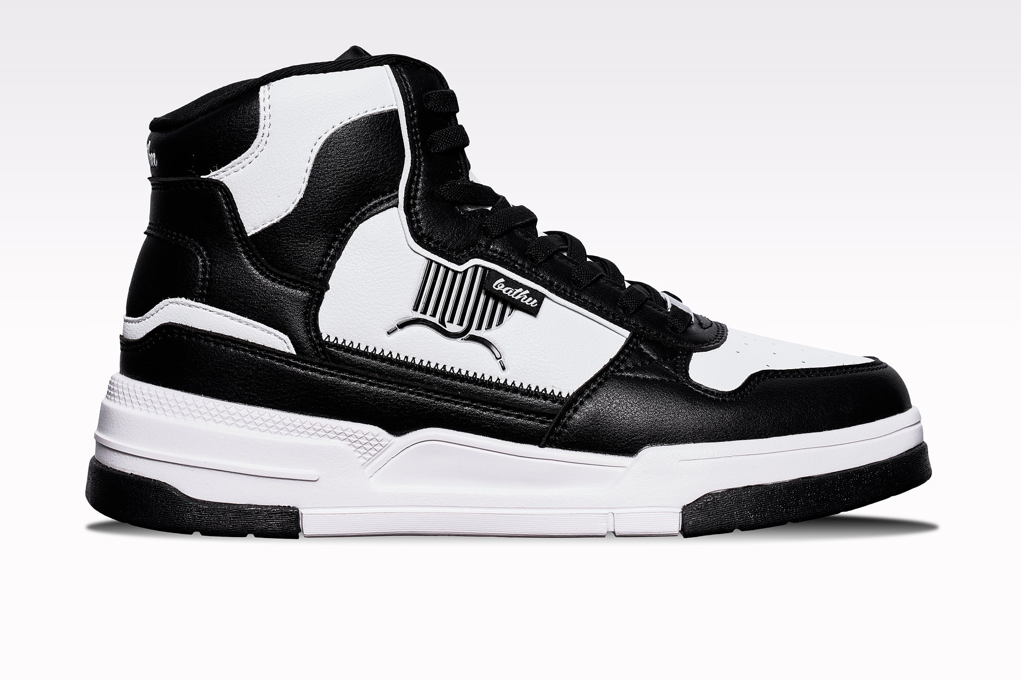 Journey 2.0  High  Top - Black & White